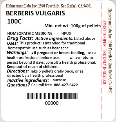 Berberis Vulgaris 100c 100g (Berberis Vulgaris 100c 100g)